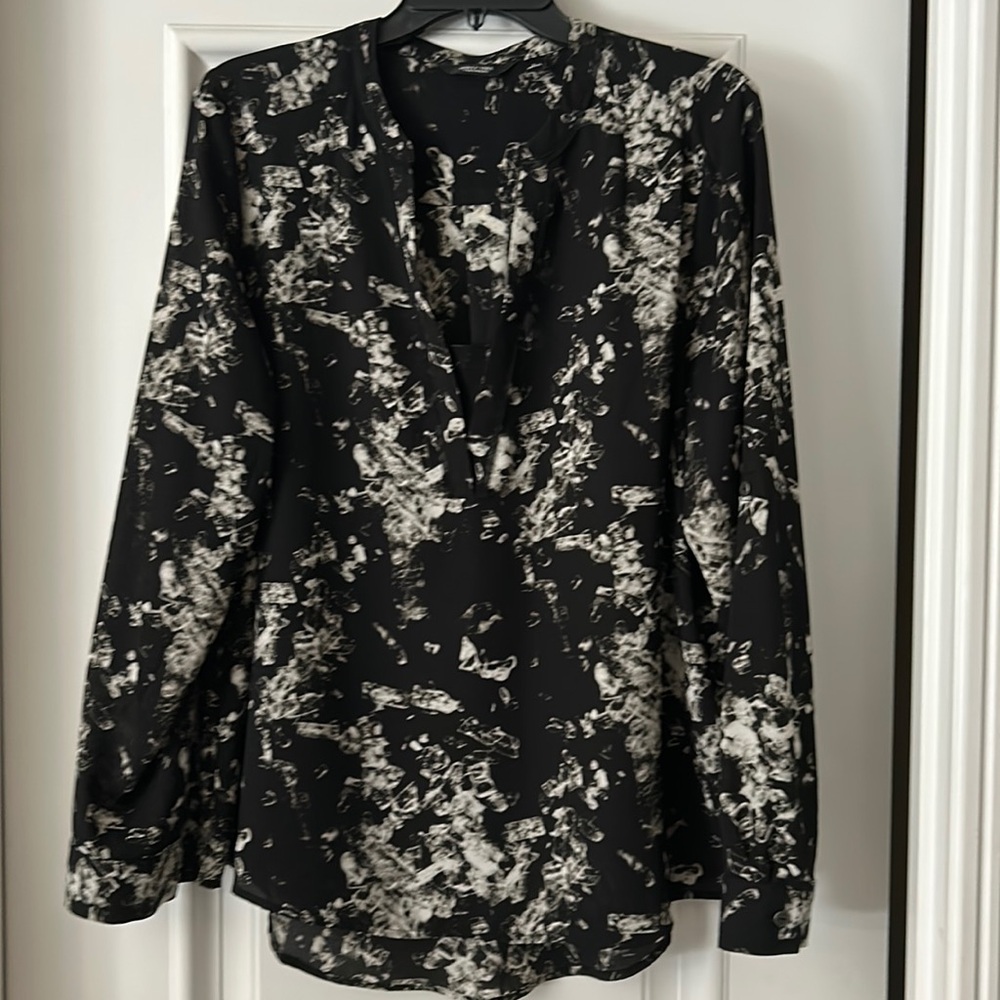 Simply Vera Wang popover blouse size L
